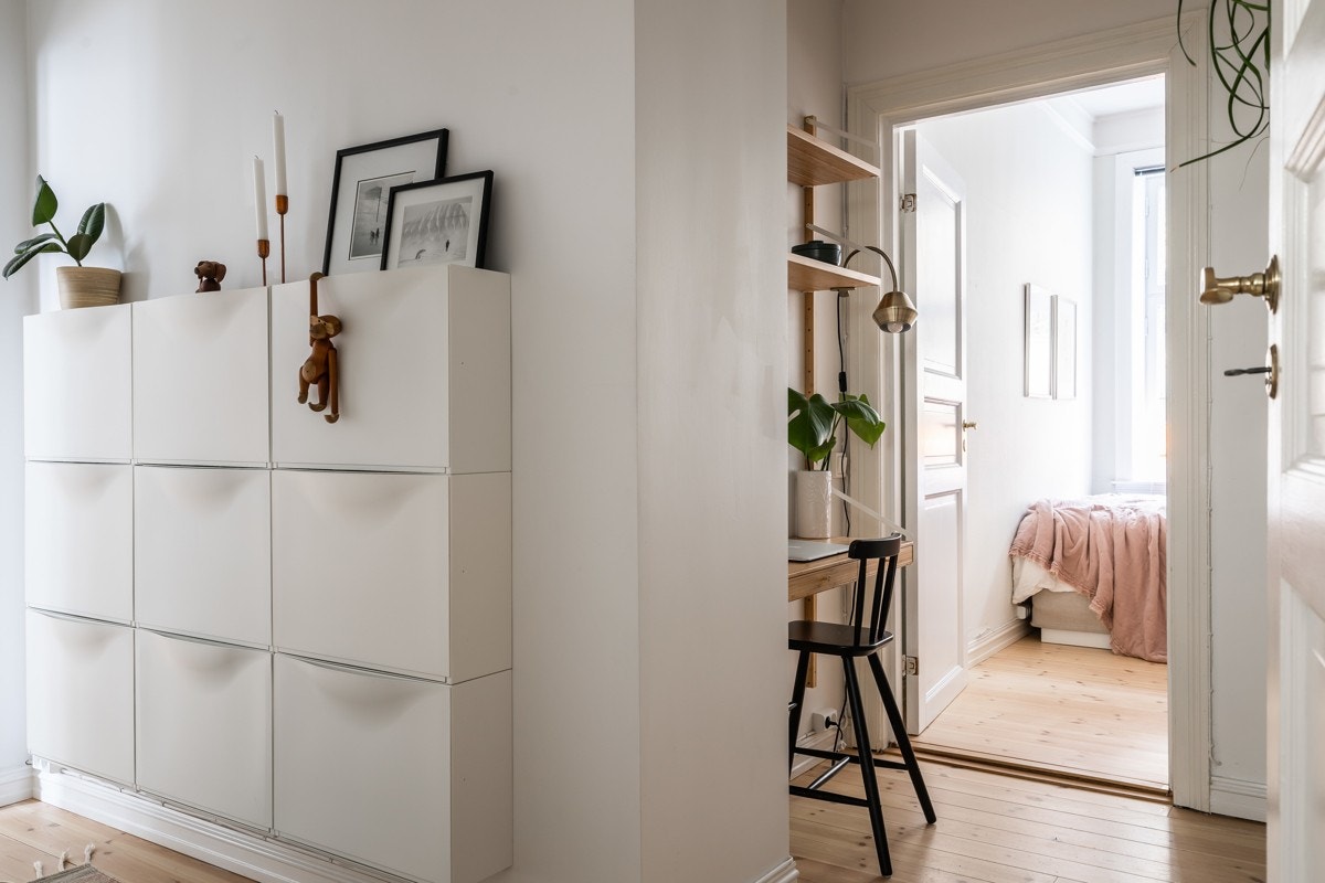 I mellomgangen kan du fint innrede til hjemmekontor. Galleribilde