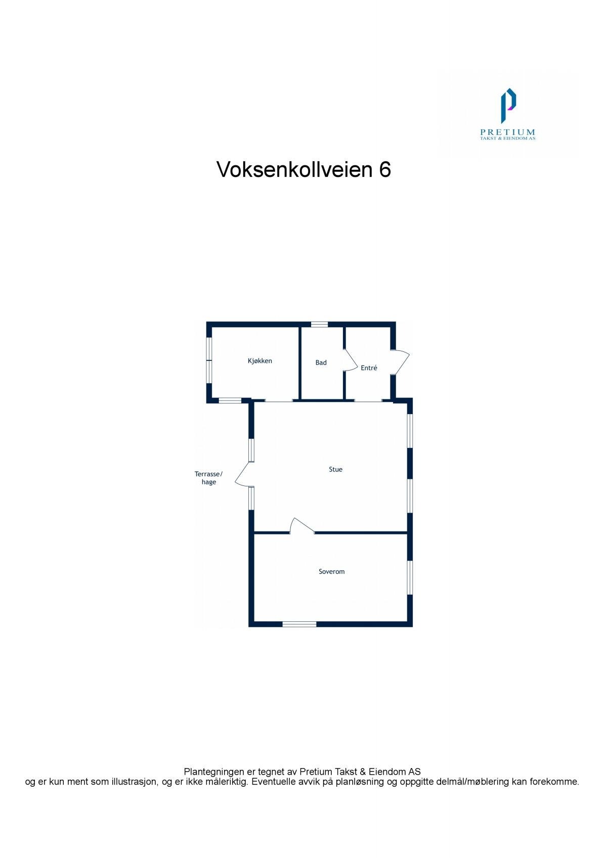 Planskisse (portnerbolig) Galleribilde