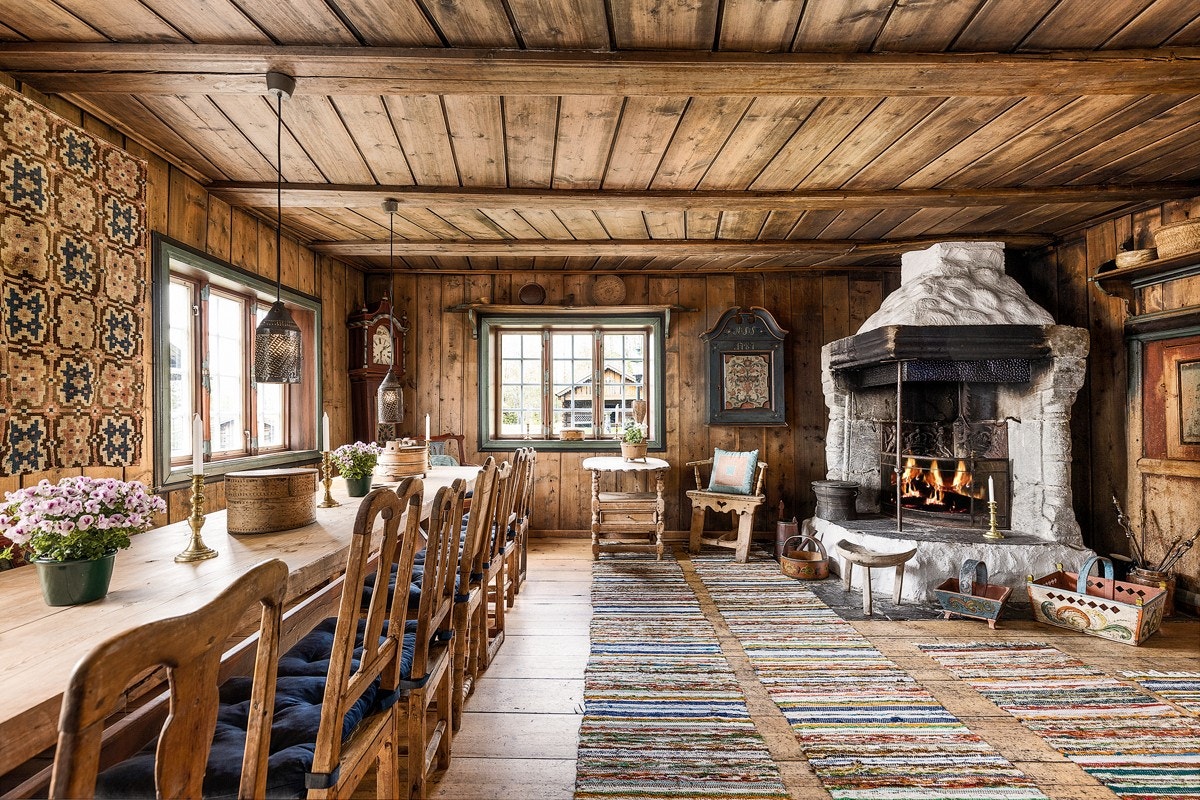 Sjåkstua trolig fra Sjåk i Gudbrandsdalen (opprinnelig fra ca. 1780) Galleribilde