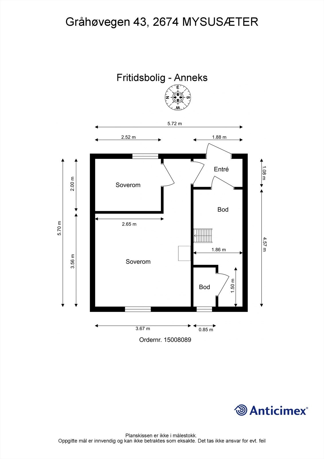 Plantegning aneks Galleribilde