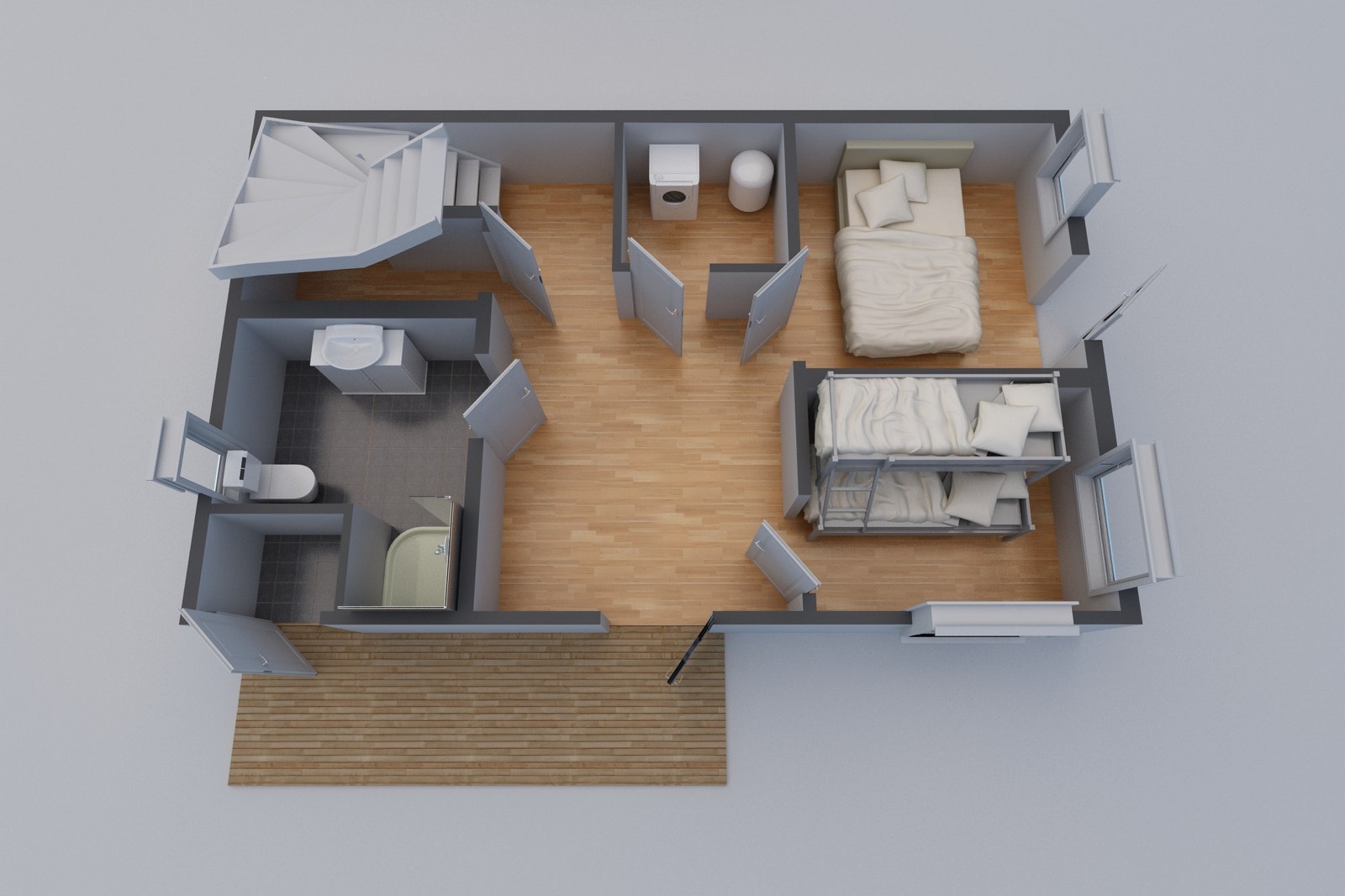 Plan 1 etg Galleribilde