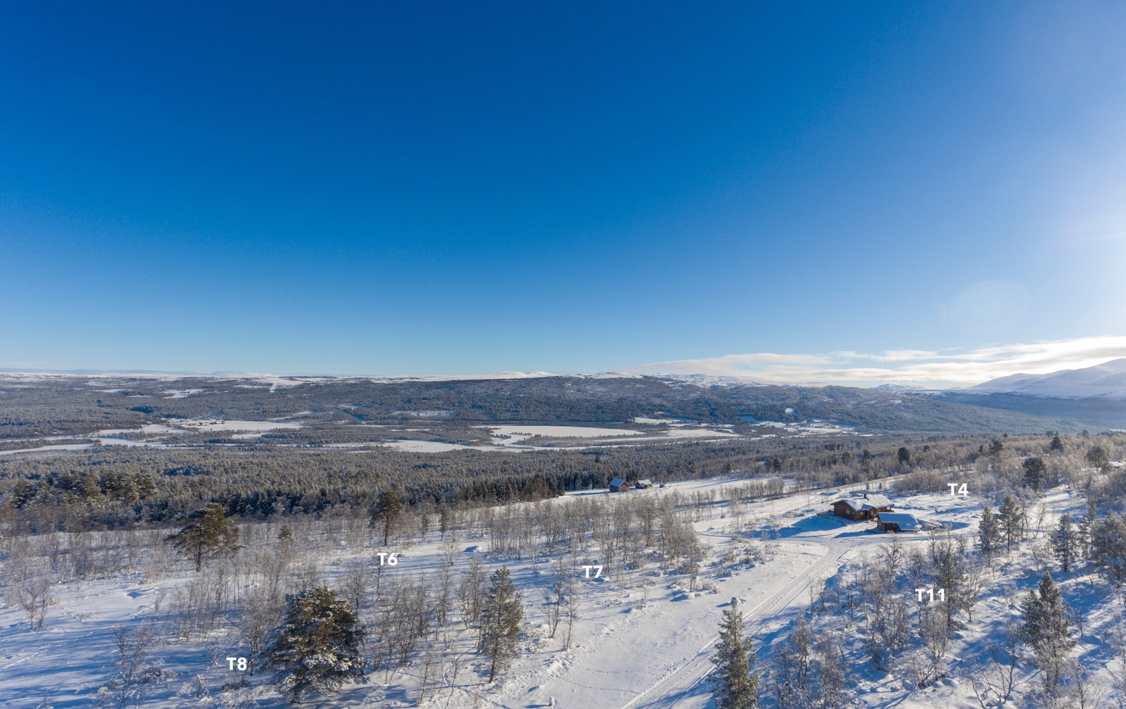 Hyttefeltet ligger 10 minutter unna Røros Alpinsenter og helårs skiskytterarena Galleribilde