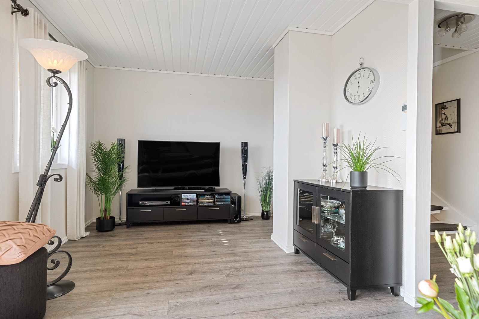 Malt panel i himling Galleribilde