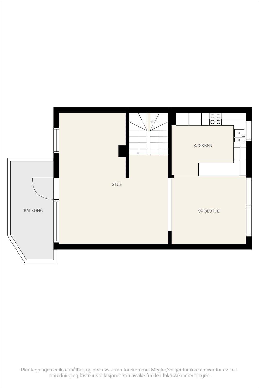 Plantegning 1 etasje Galleribilde