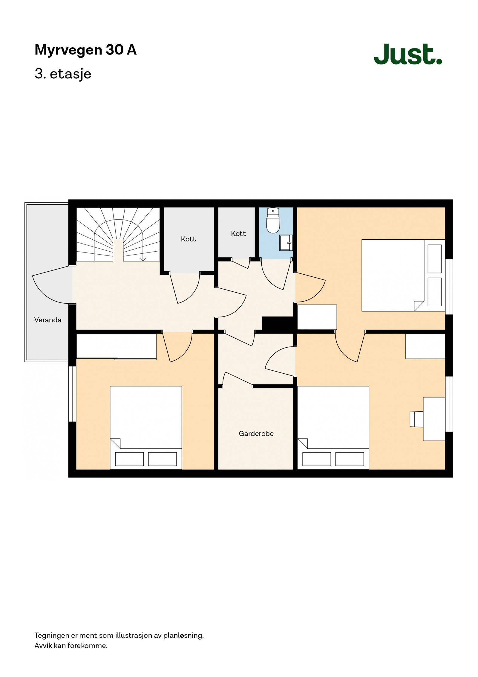 Planskisse 3. etasje