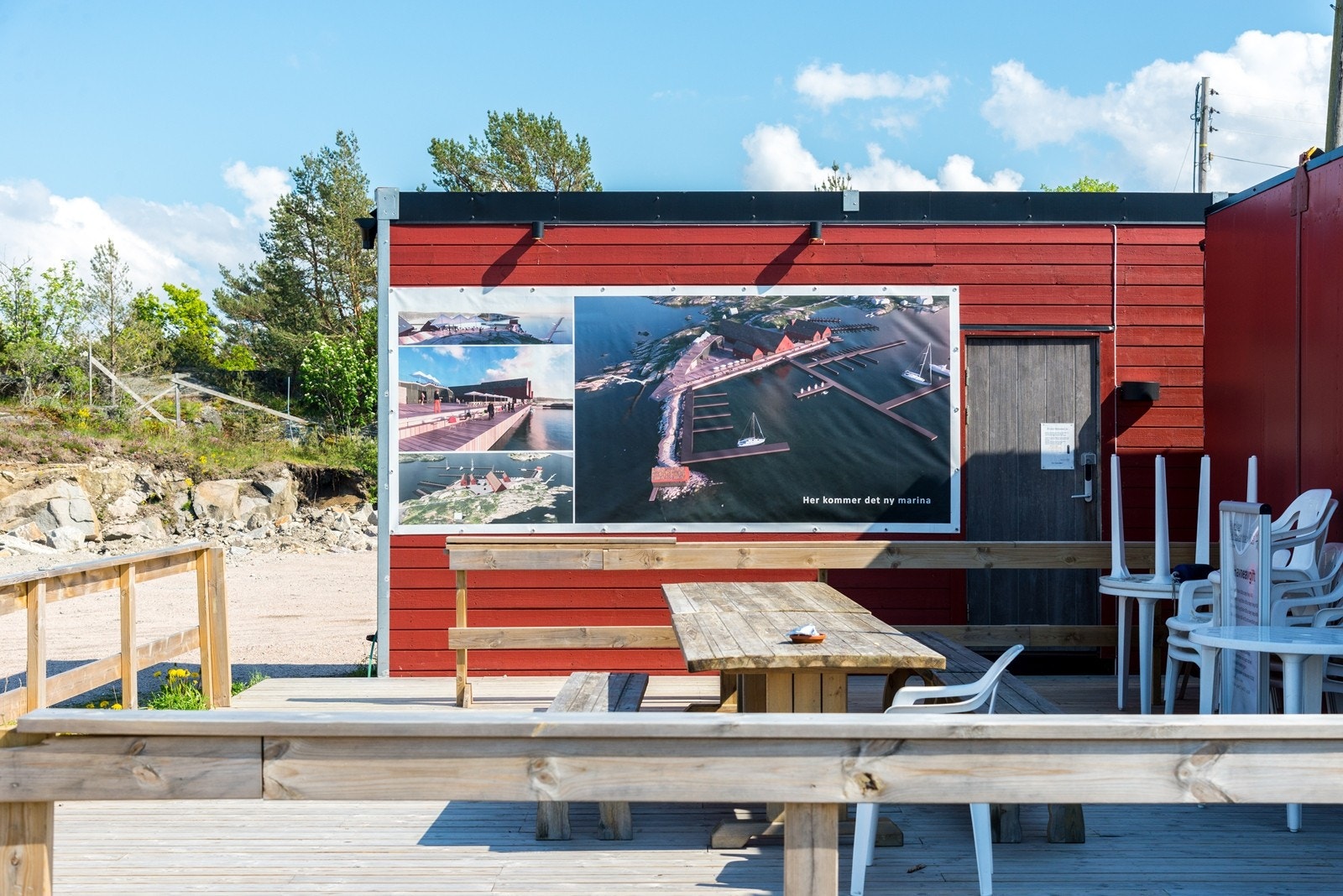 Nye bryggeplasser på gang på Edholmen Galleribilde