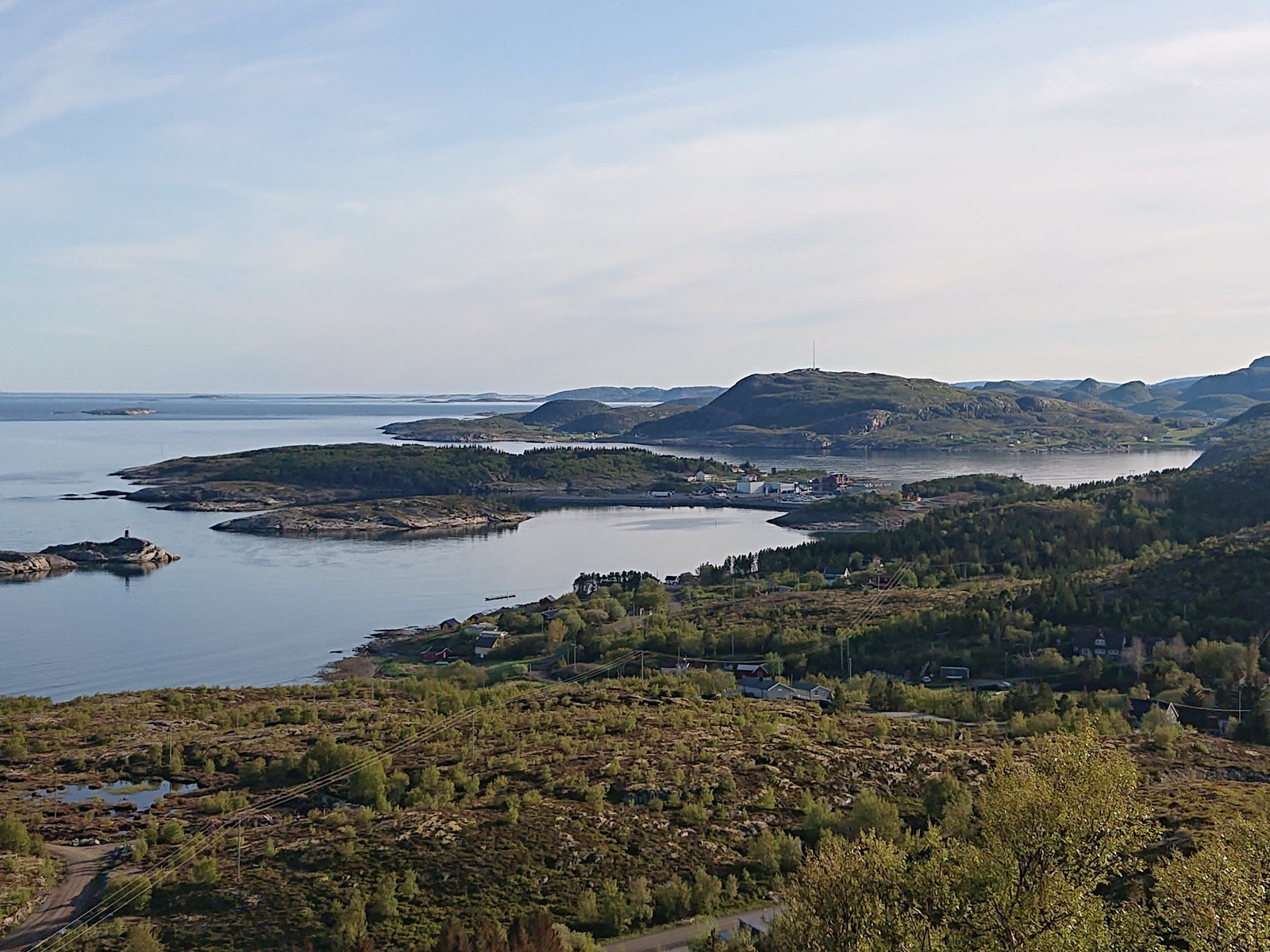 Utsikt mot Kiran sentrum Galleribilde