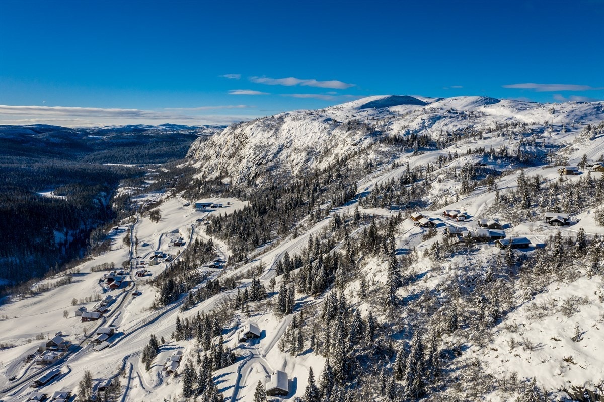 Makalausfjellet (1099 m.o.h) er et populært turmål alle 4 årstider Galleribilde