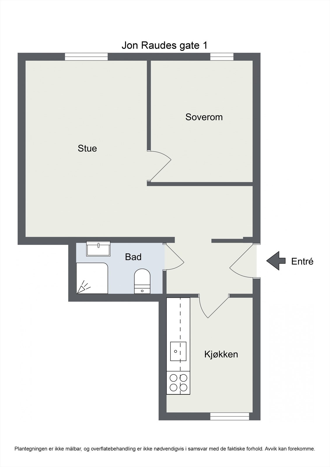 Planskisse. Galleribilde