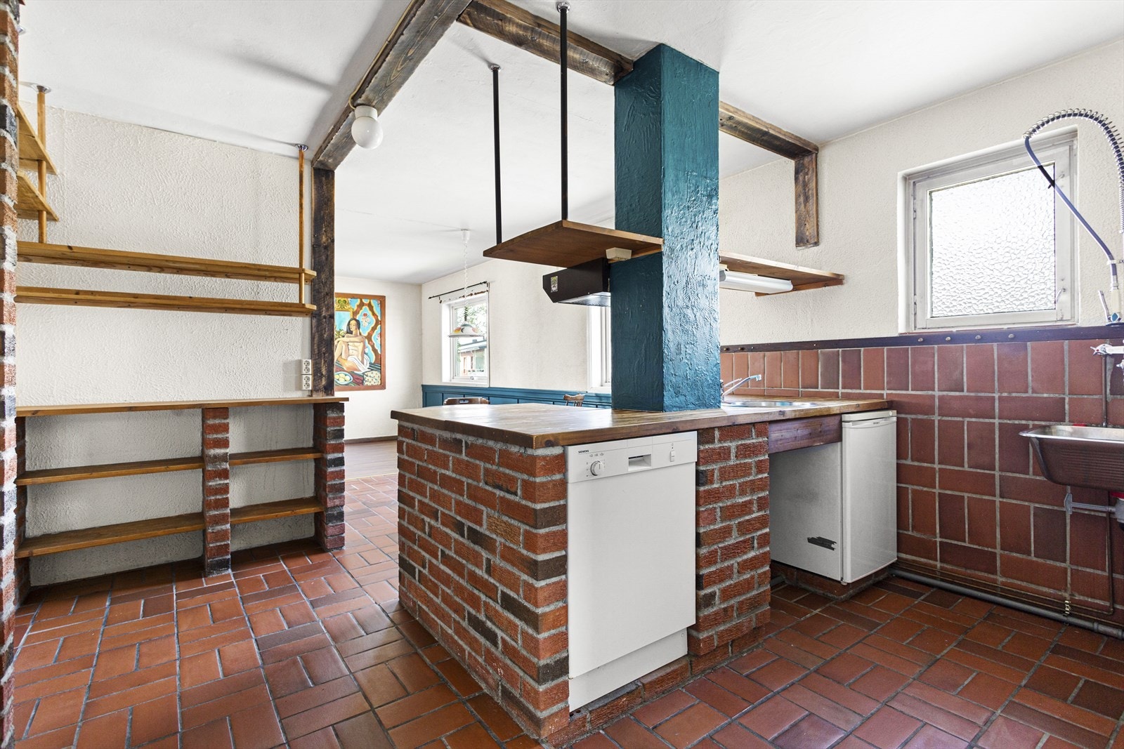 Her er det opplegg for oppvaskmaskin. Galleribilde