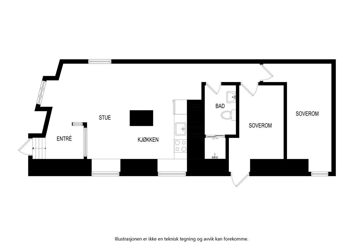 Plantegning Galleribilde