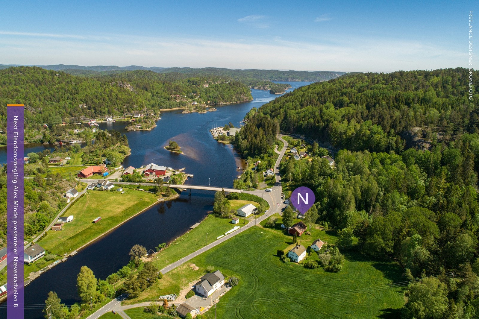 Idyllisk nærområde Galleribilde