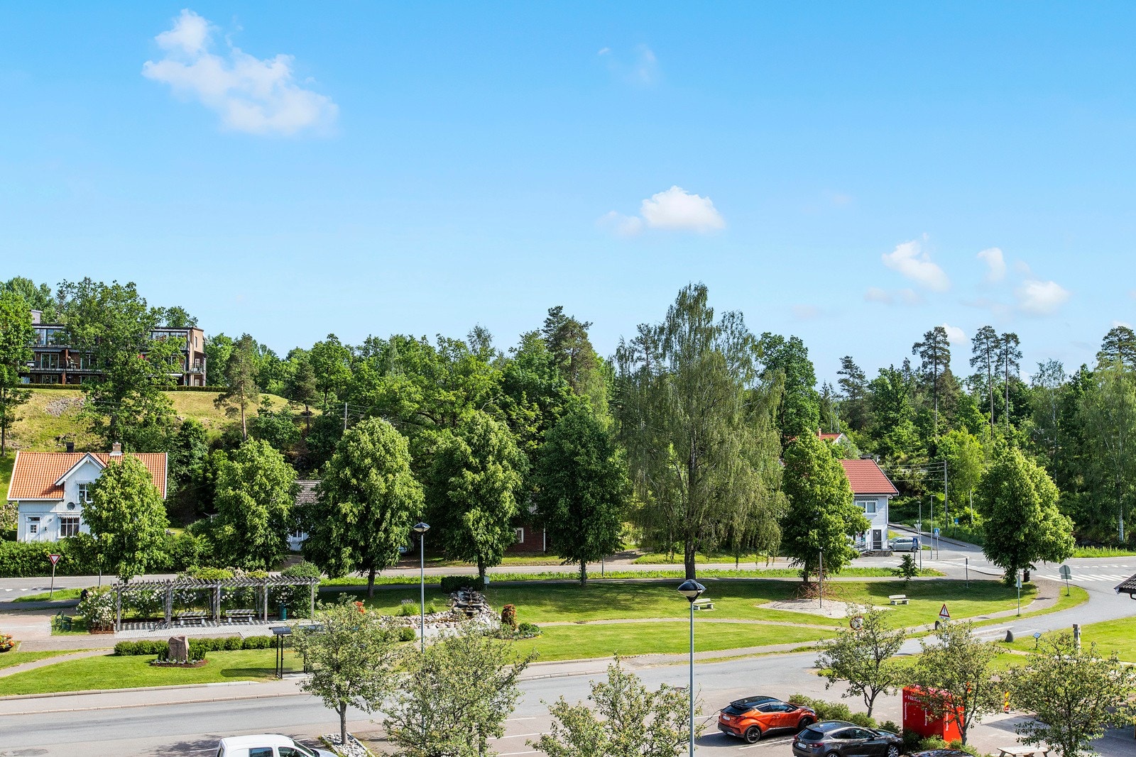 Utsikt fra balkongen. Galleribilde