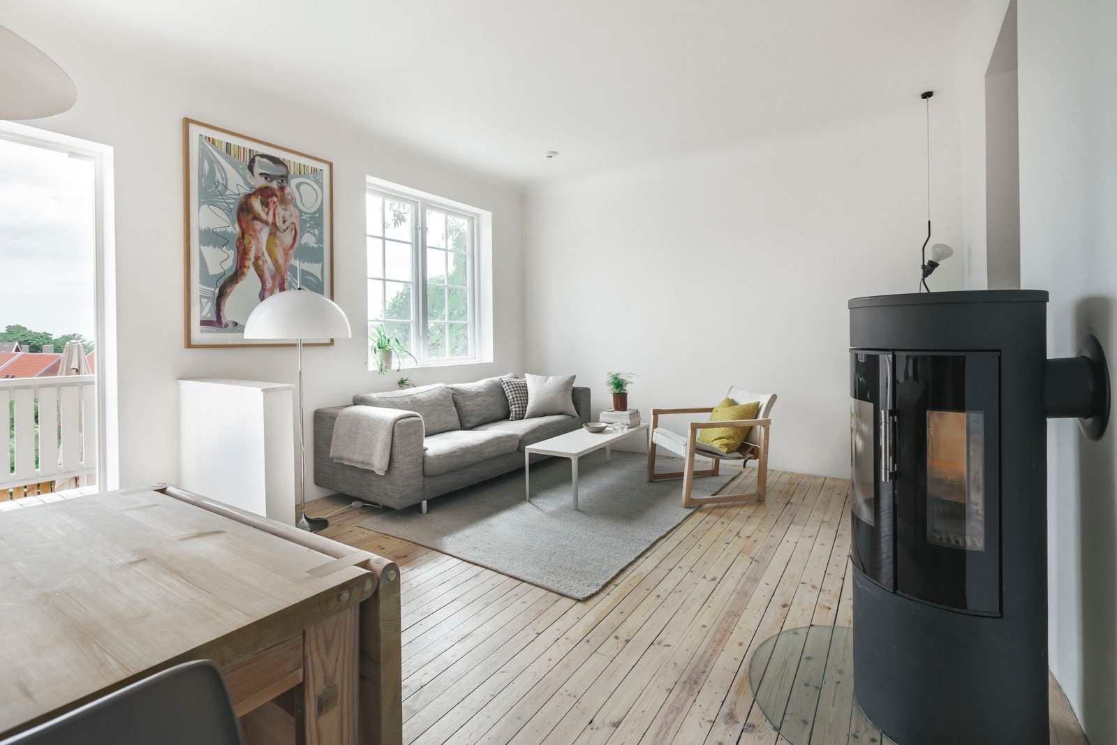 Fin peisovn fra Morsø som gir god varme på kalde dager Galleribilde