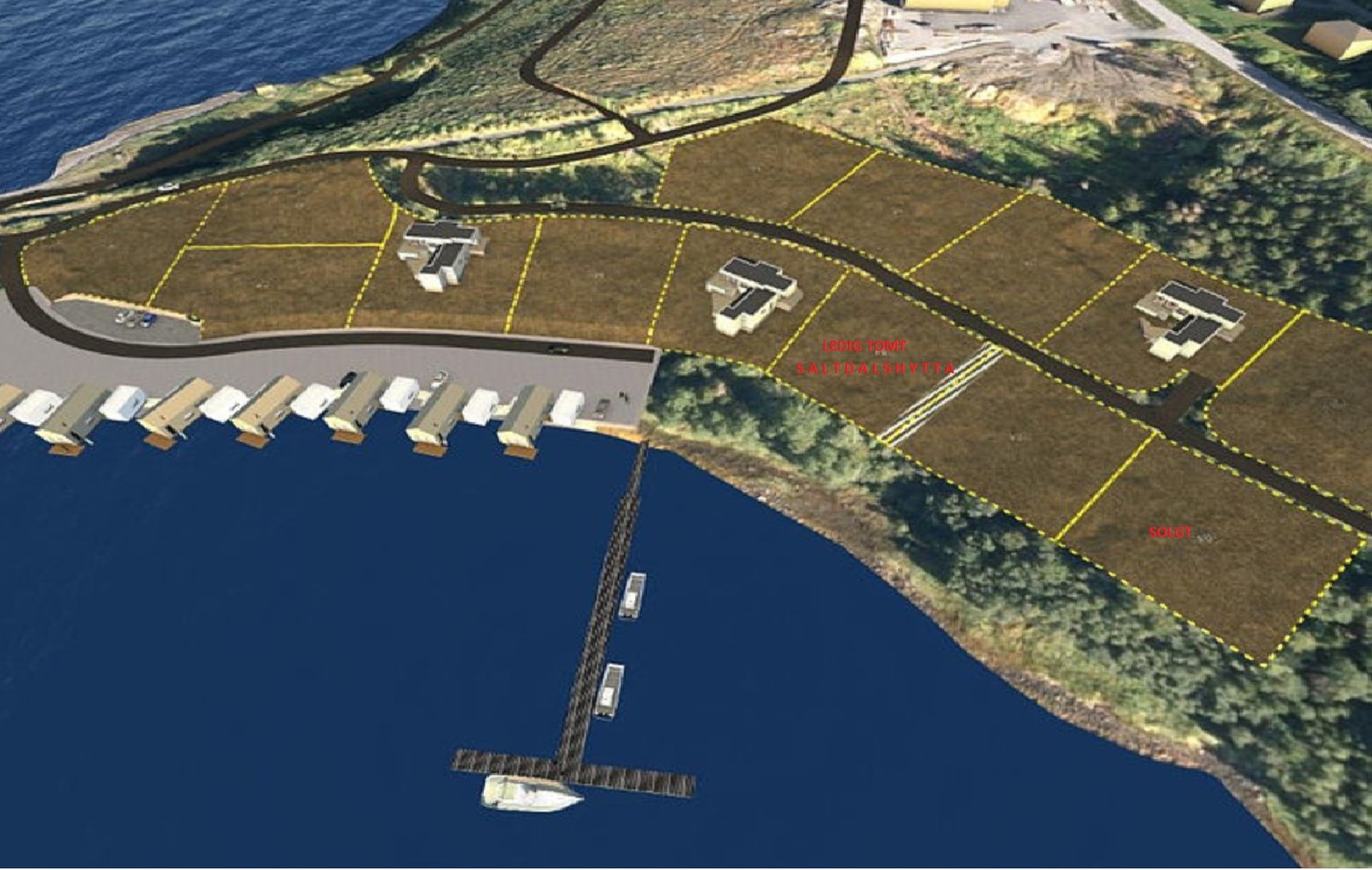 Ilustrasjon - tomtekart Galleribilde