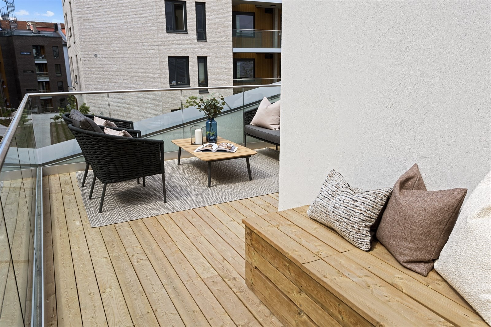 Deler av takterrassen Galleribilde