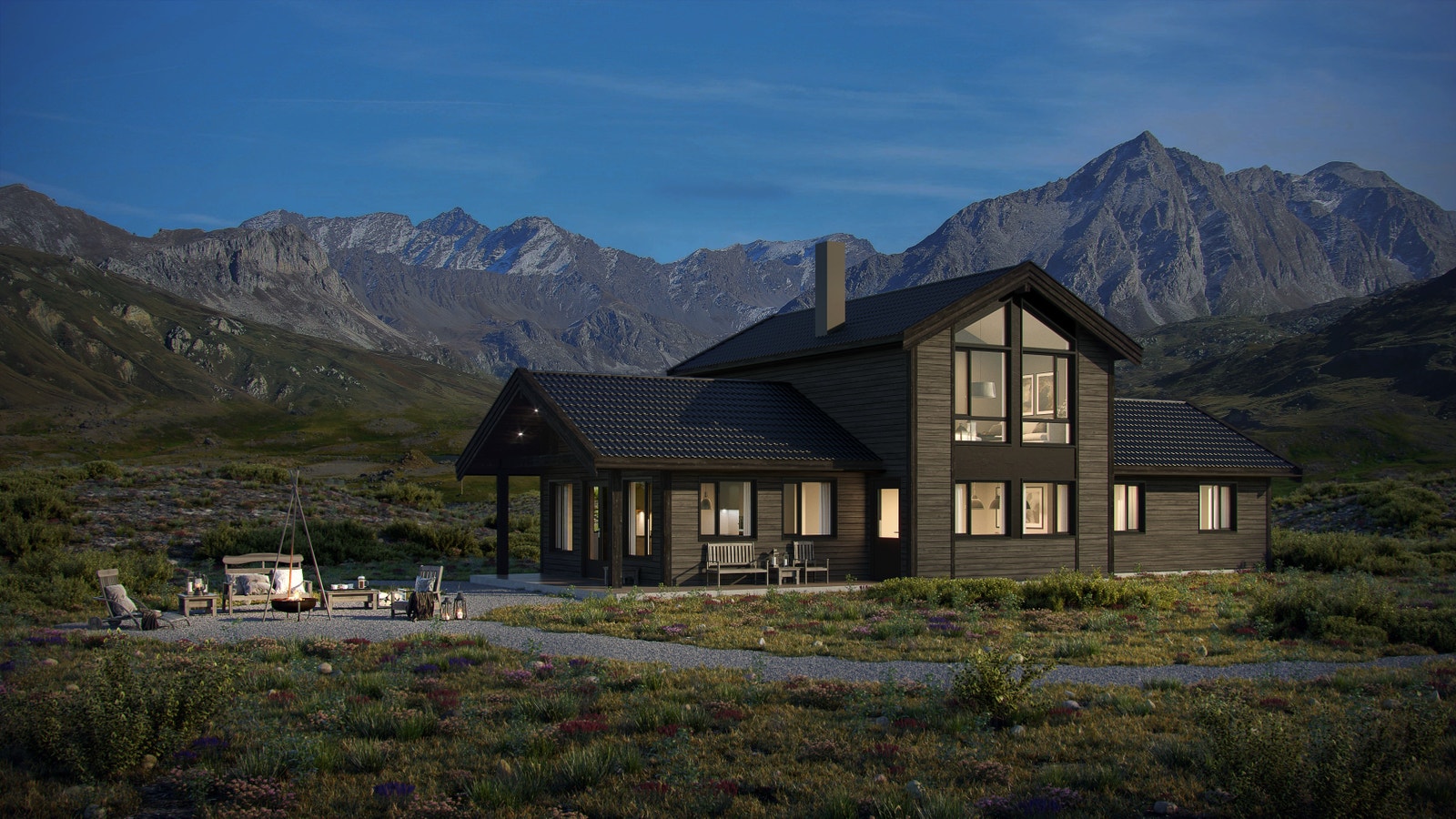 Kataloghytte Svartlia pris på forespørsel Galleribilde