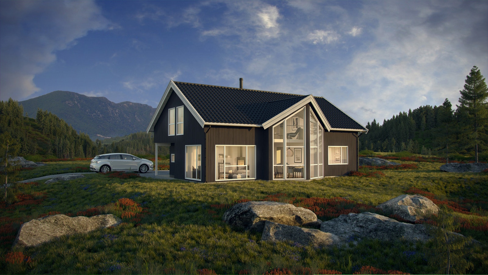 Kataloghytte Polarlys pris på forespørsel Galleribilde