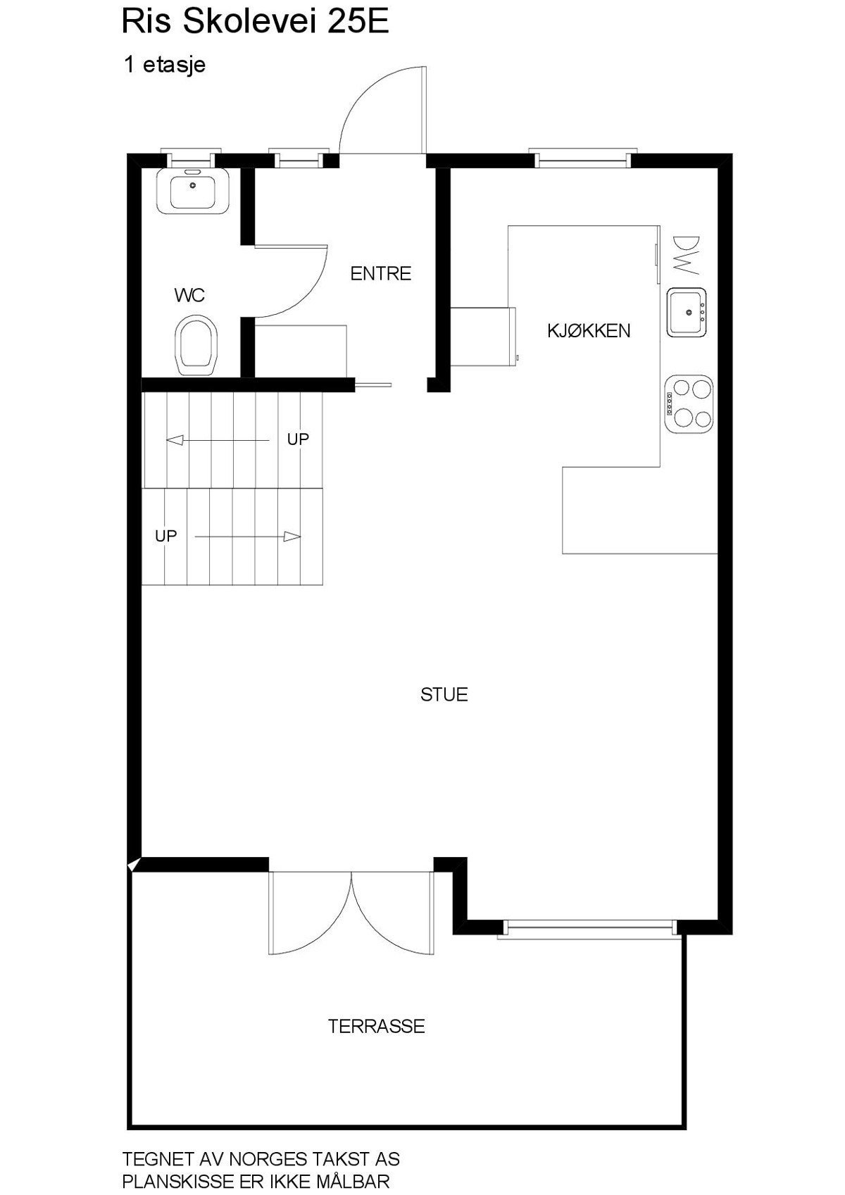 Plantegning 1.etg. Galleribilde