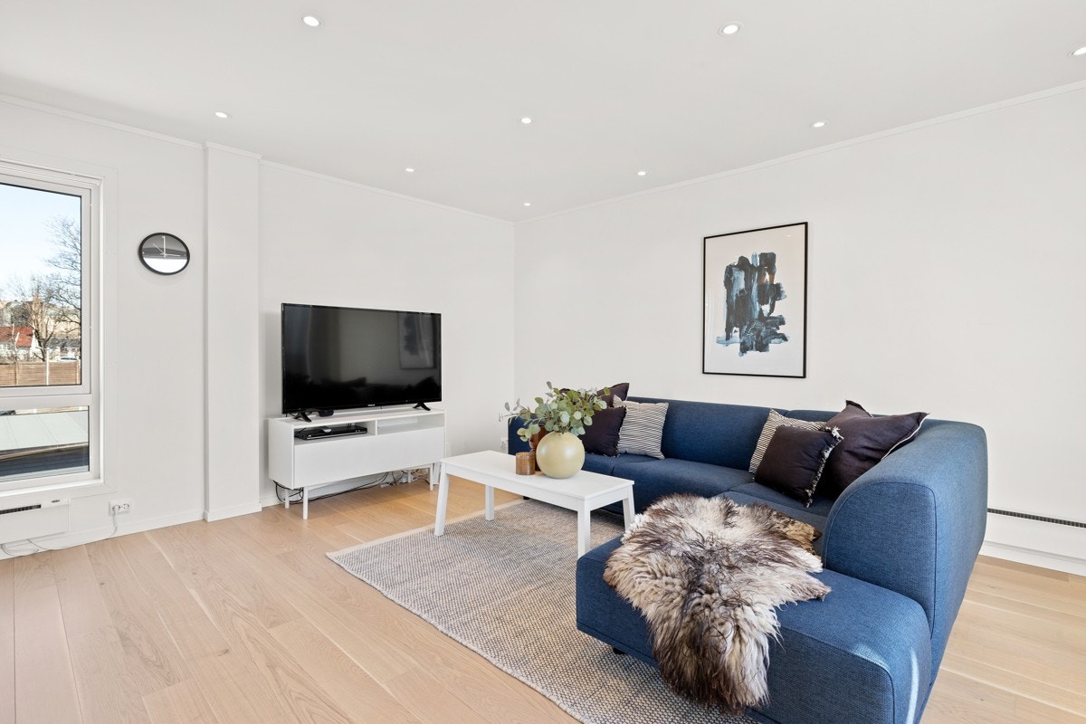 Her kan man ha hyggelige filmkvelder med hele familien. Galleribilde