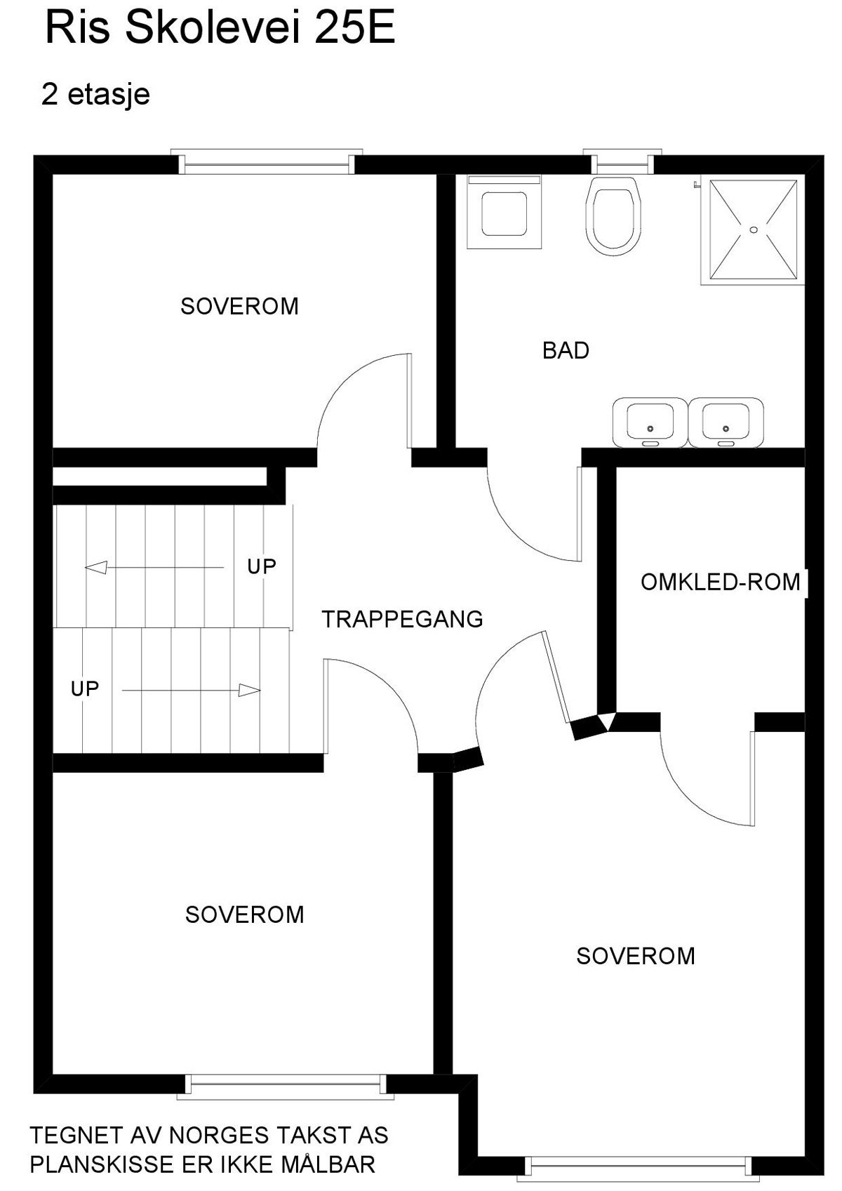 Plantegning. 2 etg. Galleribilde