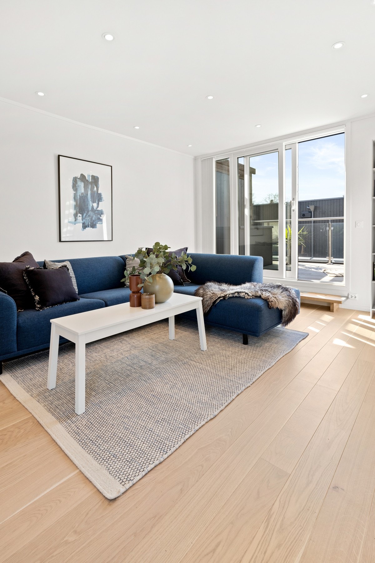 Utgang til takterrasse med gode solforhold. Galleribilde