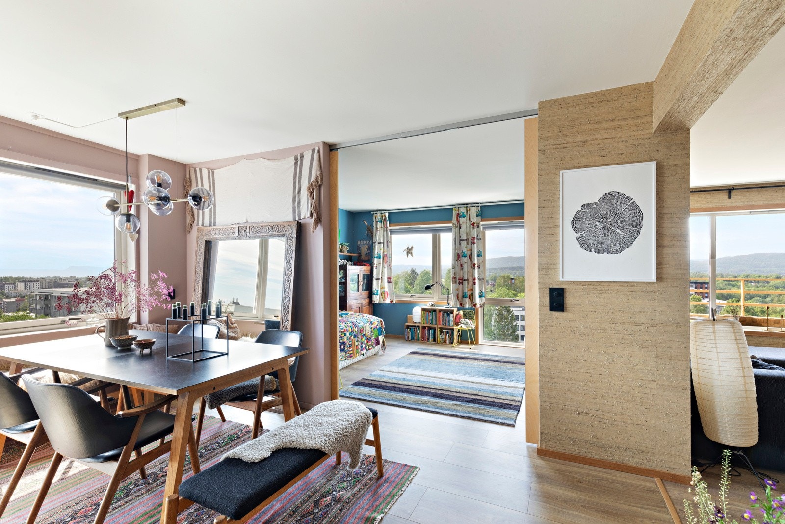 Adkomst fra kjøkken til hovedsoverom. Galleribilde