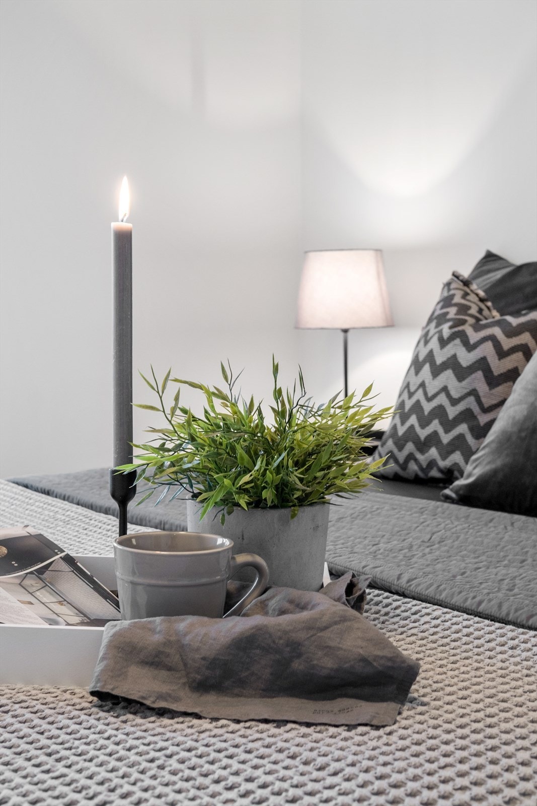 Detaljer fra soverom. Galleribilde