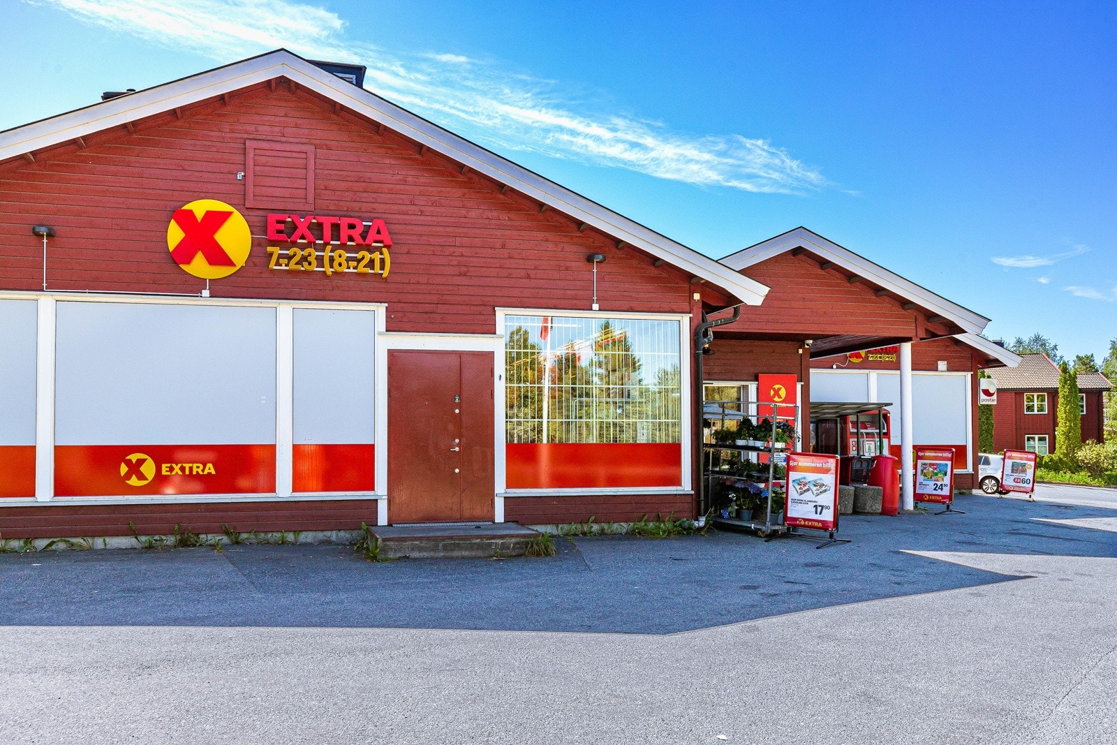 Dagligvarehandelen kan blant annet gjøres på Kiwi eller Coop Extra. Galleribilde