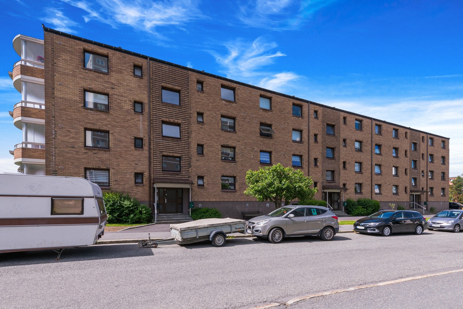 Parkering etter områdets bestemmelser. Galleribilde