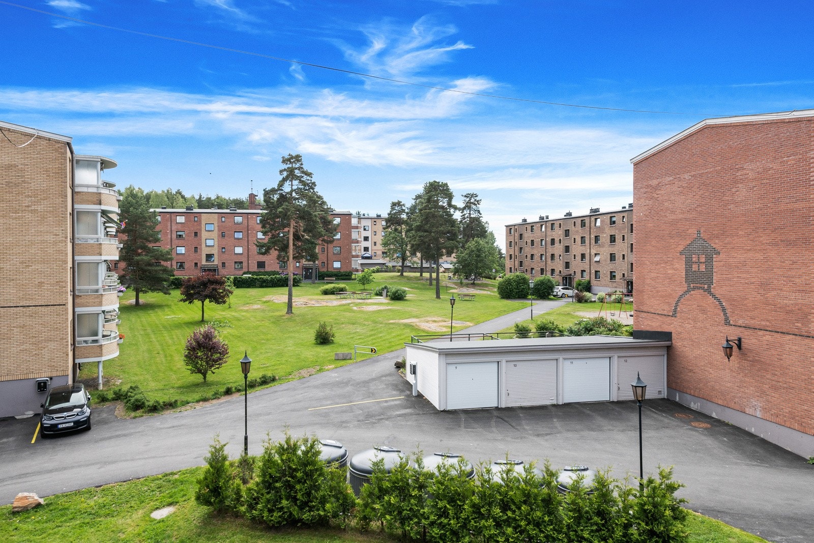 Utsikten fra balkongen. Galleribilde