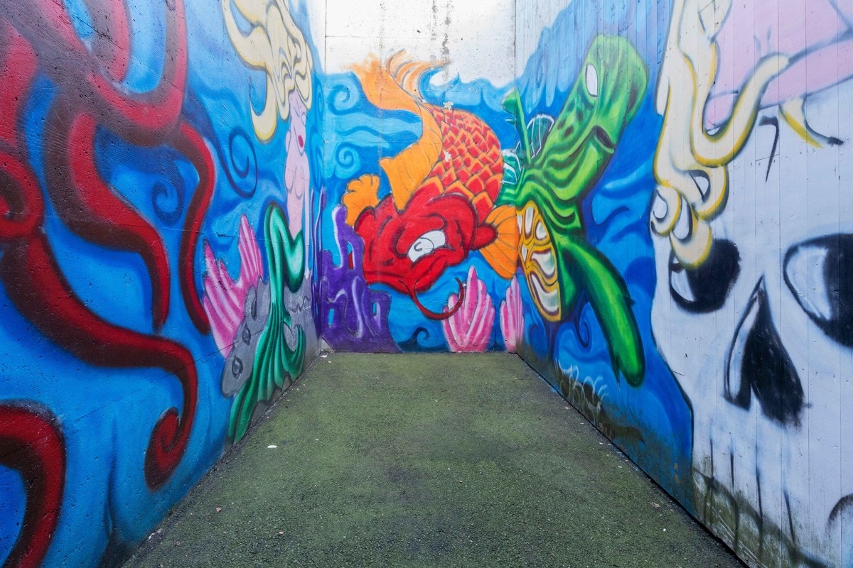 fra luftegård lukket avdeling Galleribilde