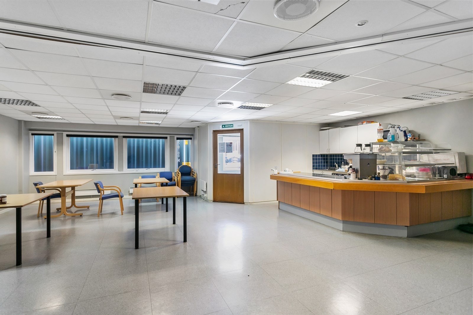Kantine / pauserom i tilknytning til butikklokalet i 1. etasje. Galleribilde