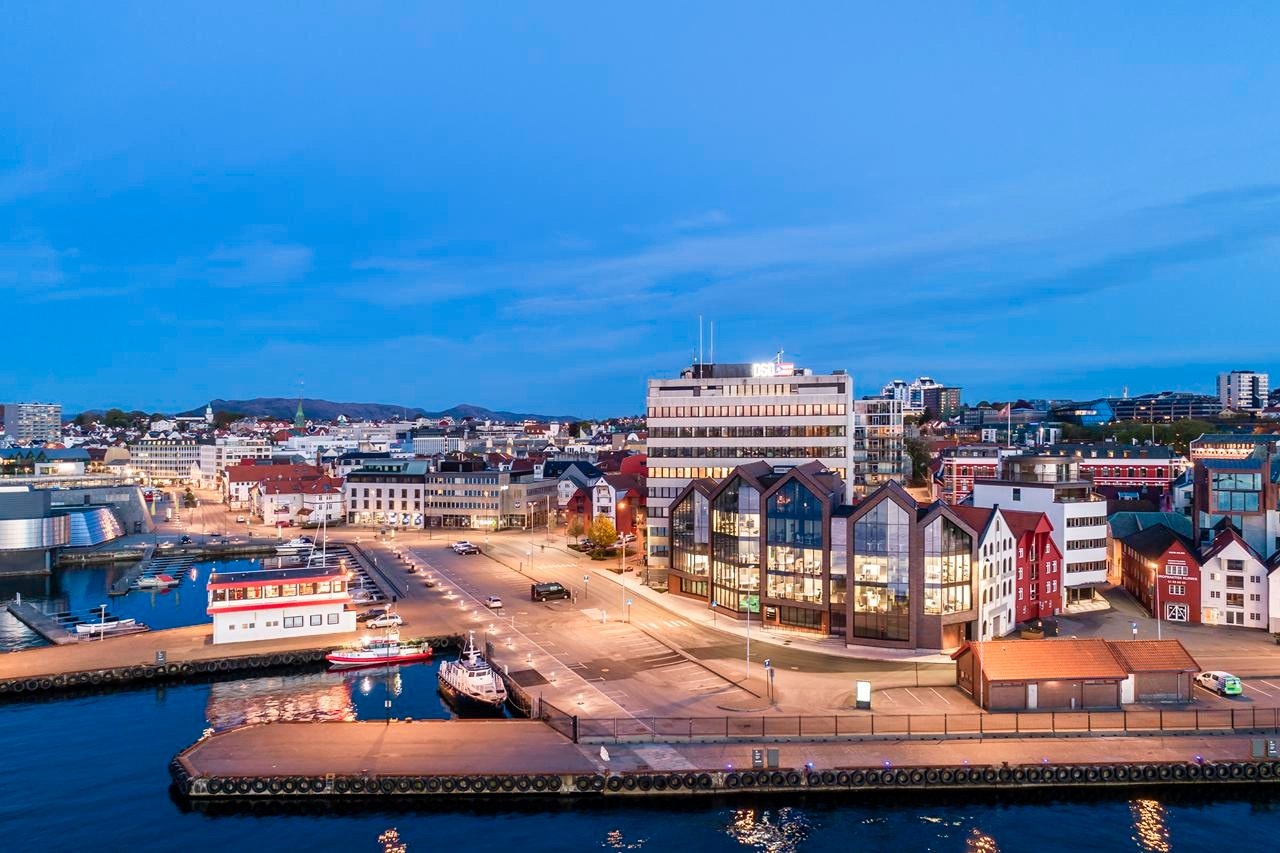 Børehaugen 5 ligger ytterst på kaien med fint utsyn over innseilingen til Stavanger. Galleribilde