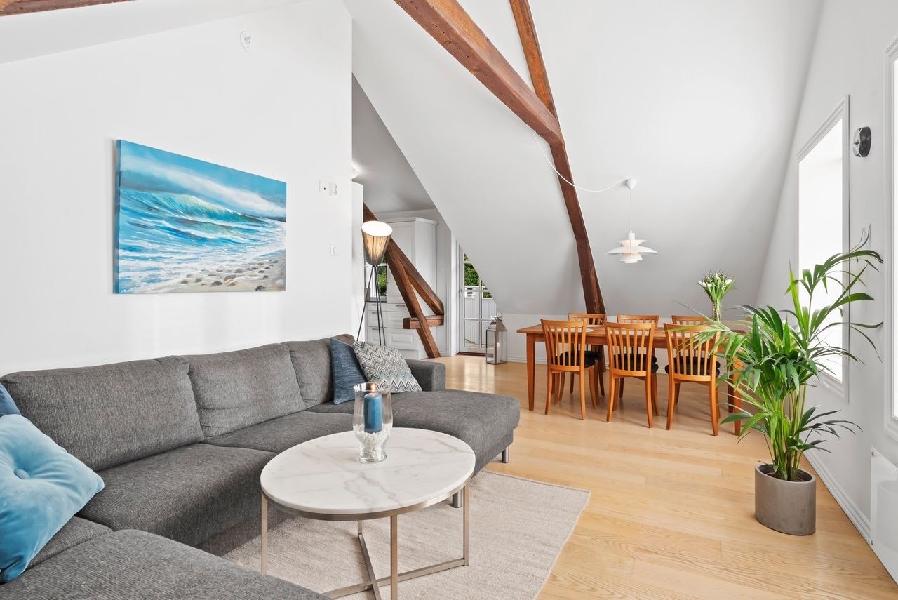 Lys og luftig stue Galleribilde