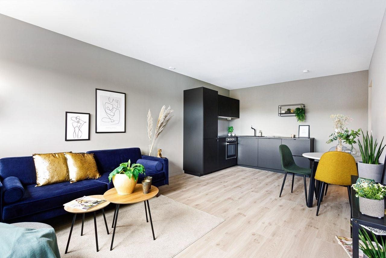 Kjøkken / stue (Sofaen og stuebordet er byttet ut) Galleribilde