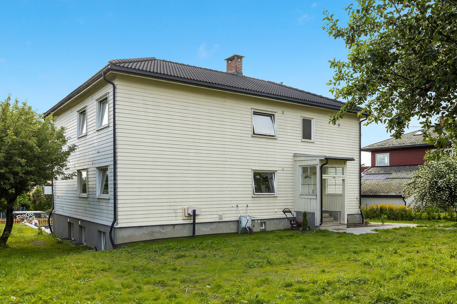 Fasade bak Galleribilde