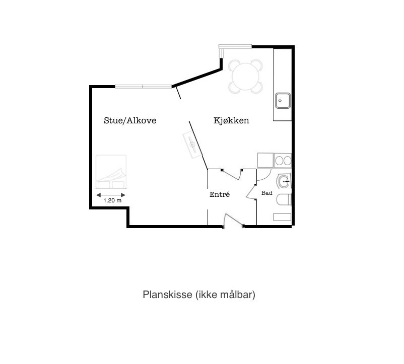 Planløsning (kan avvike) Galleribilde