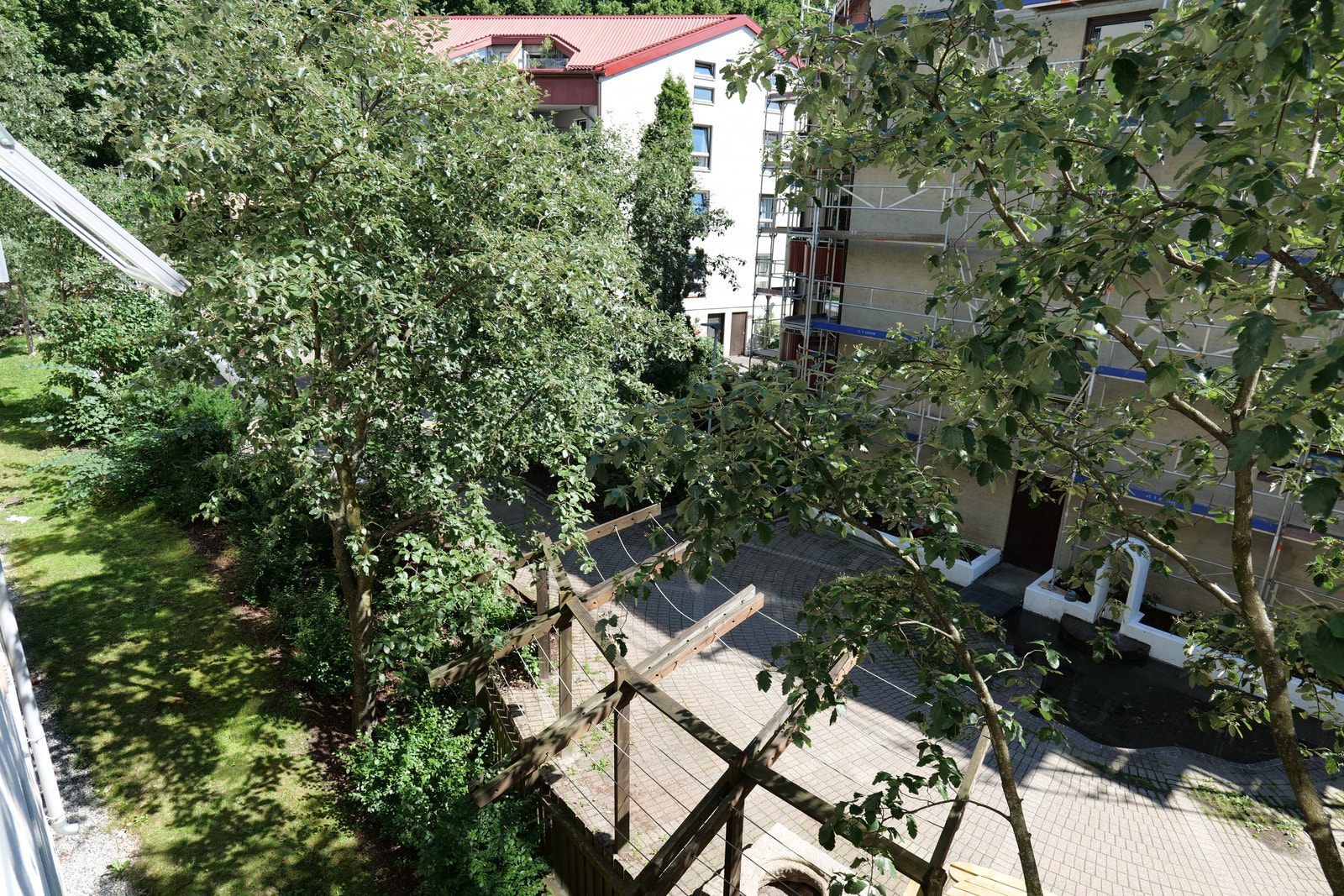 Utsikt fra balkongen Galleribilde