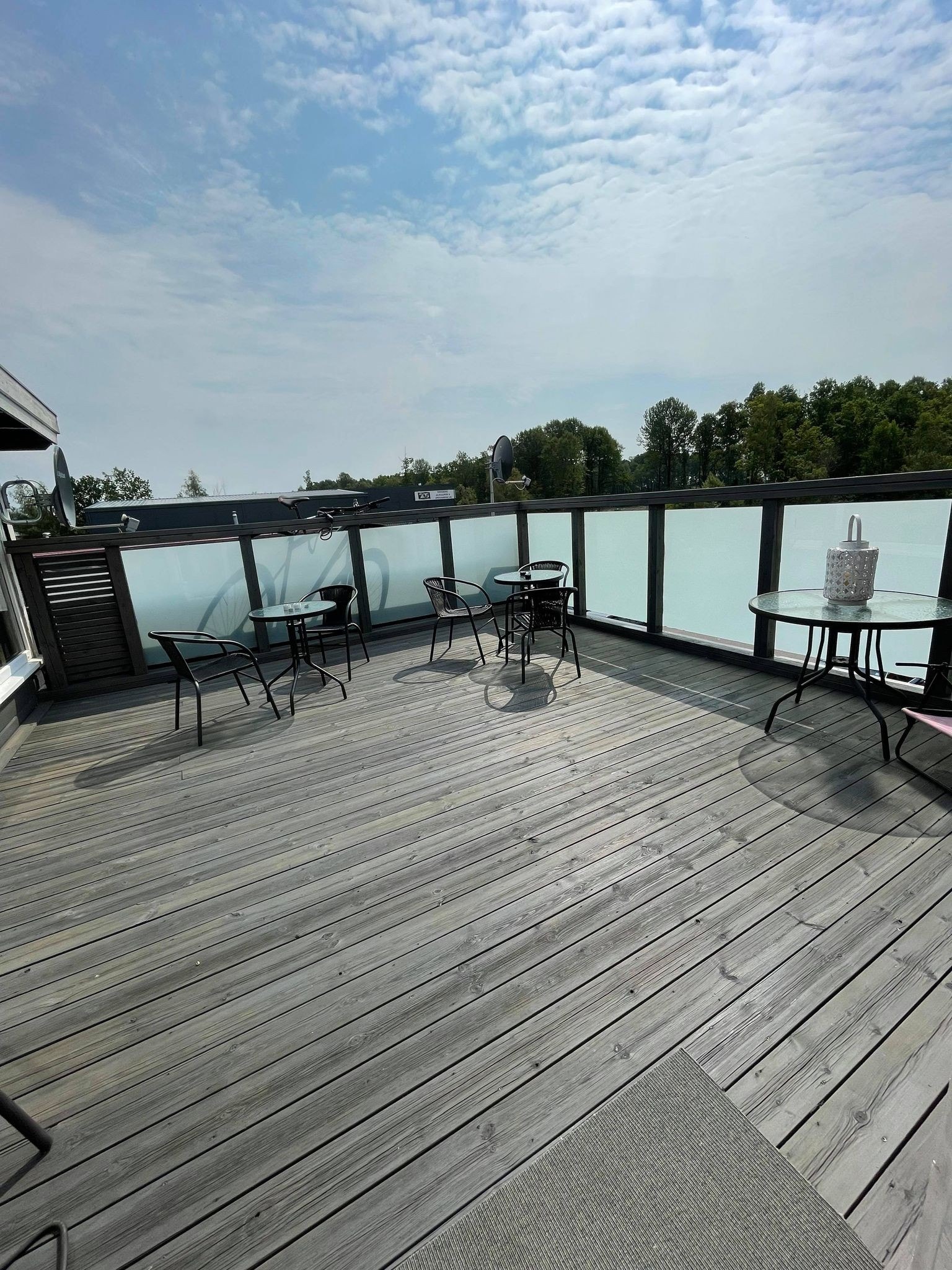 Stor terrasse Galleribilde