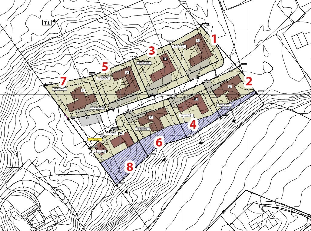 Kart over feltet Galleribilde