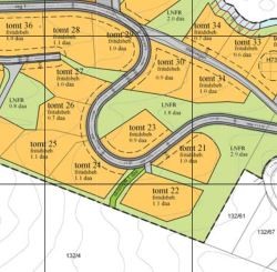 Utsnitt reguleringsplan Galleribilde