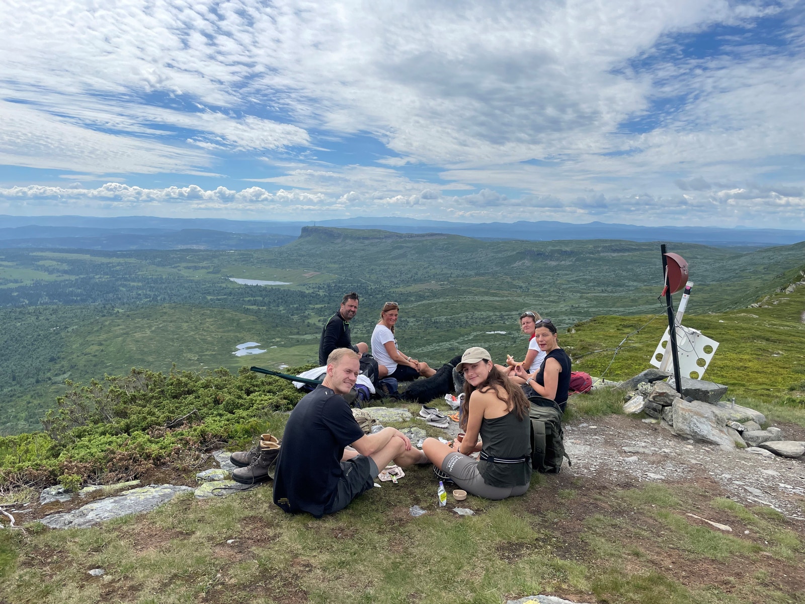 Bånseterkampen - fin tur fra Varden (øverst i Kvitfjell) Galleribilde