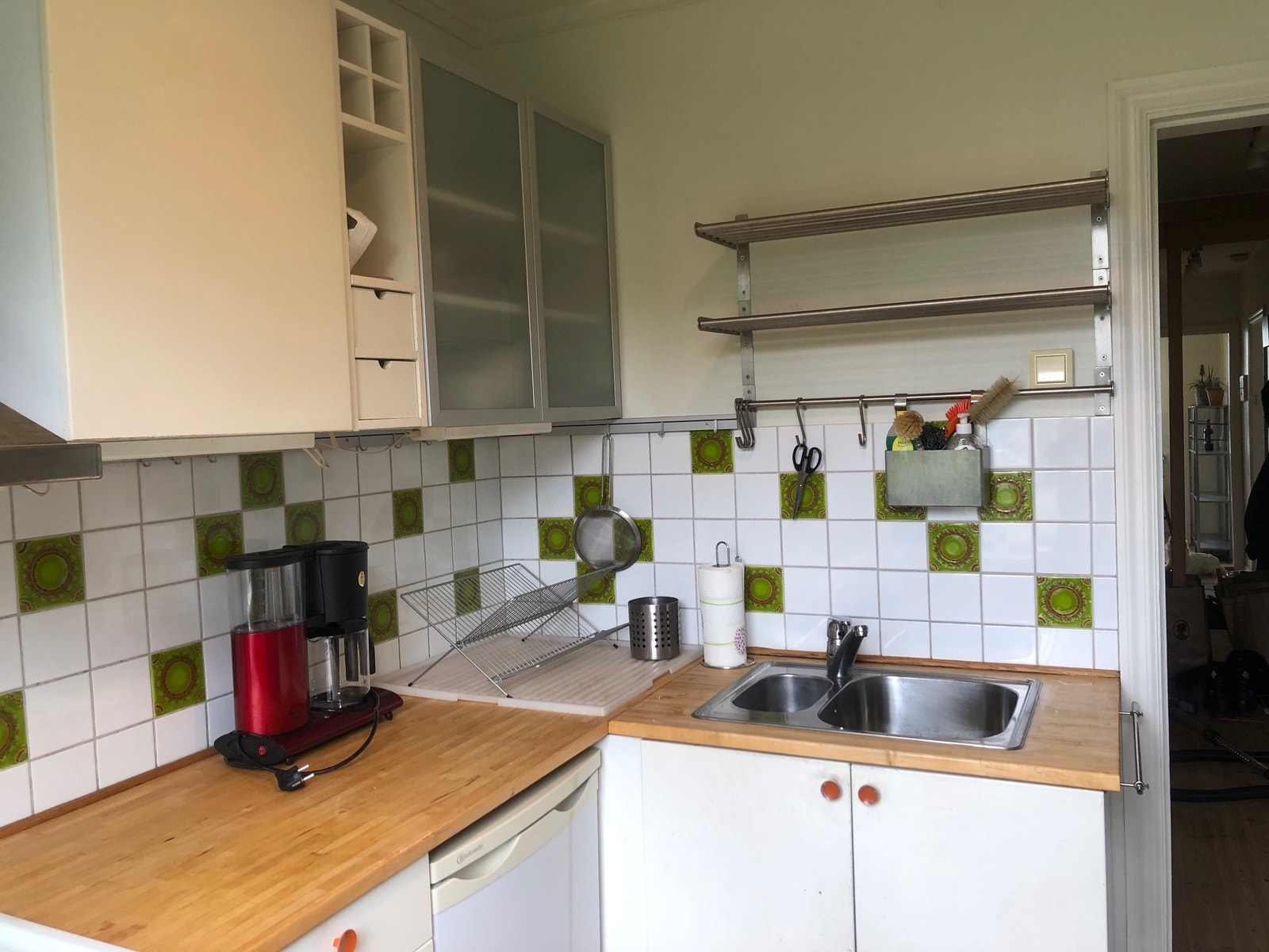 Kjøkken med retro fliser Galleribilde