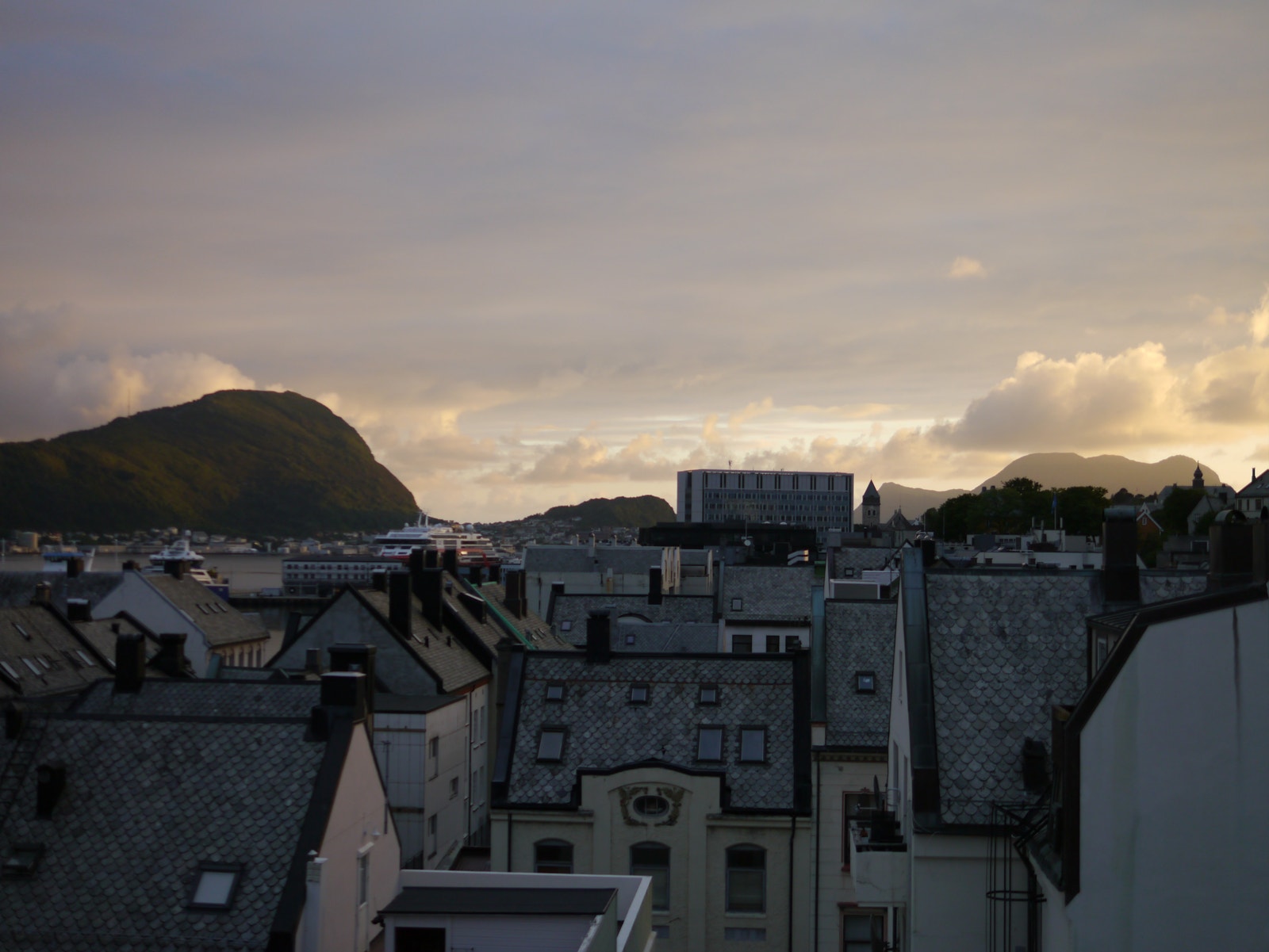 Bilde tatt fra balkong Galleribilde