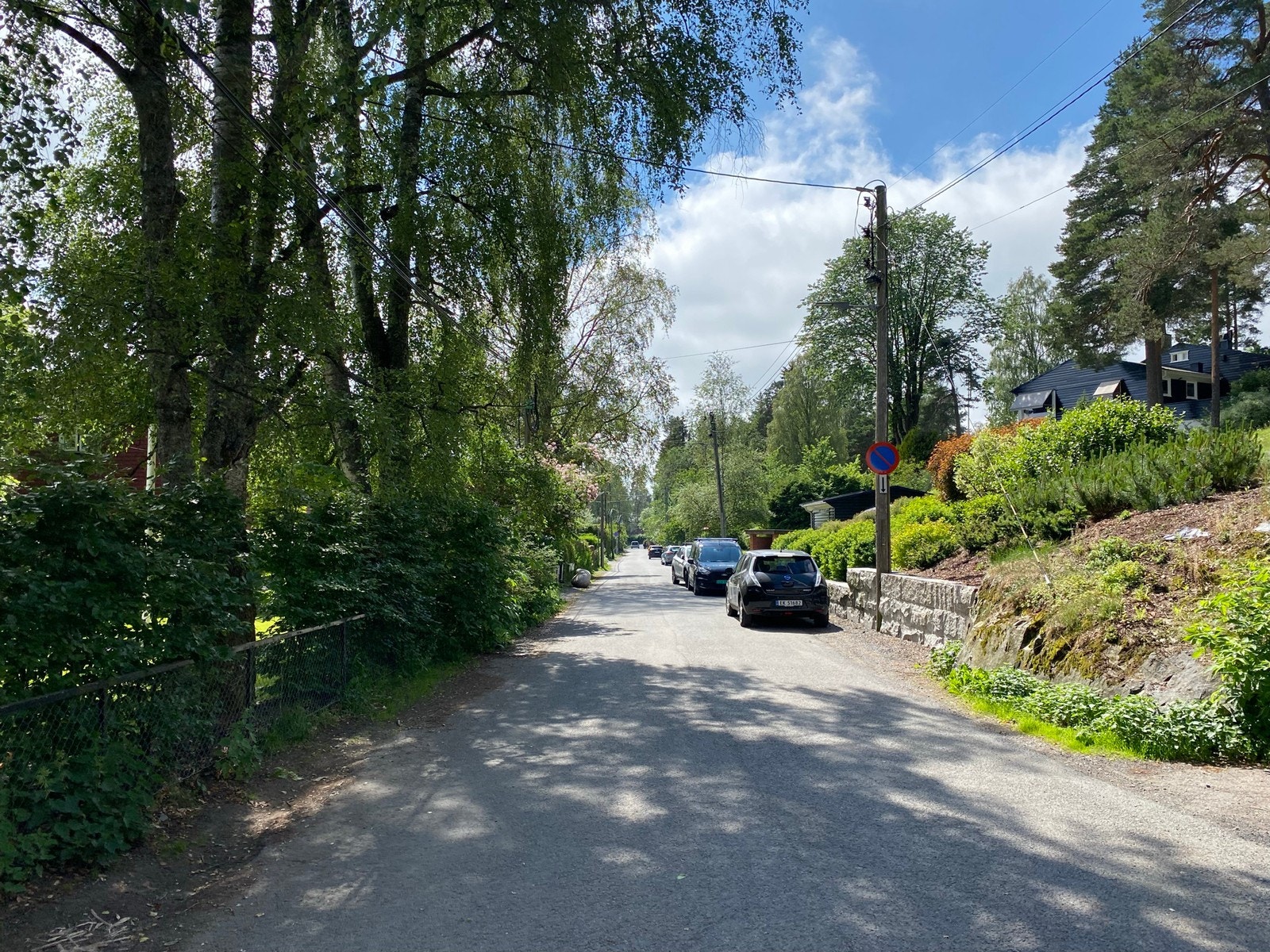 Hyggelig gate Galleribilde