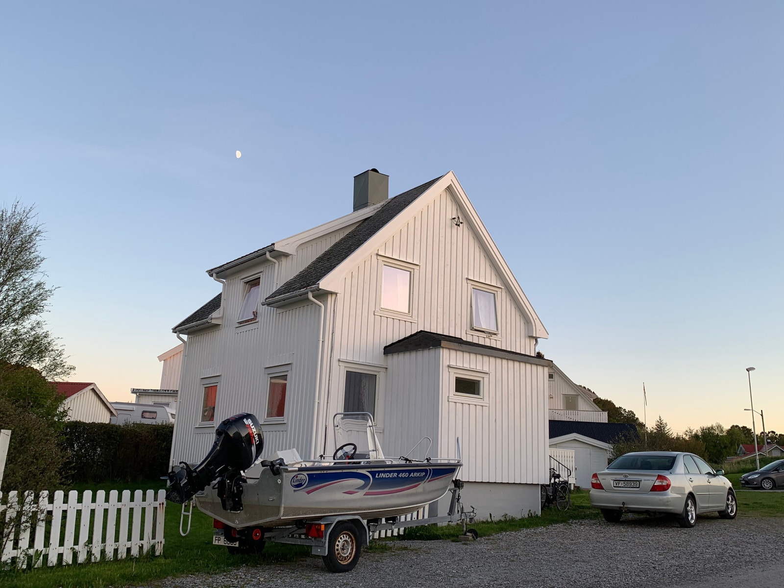 Huset sett fra øst. Galleribilde