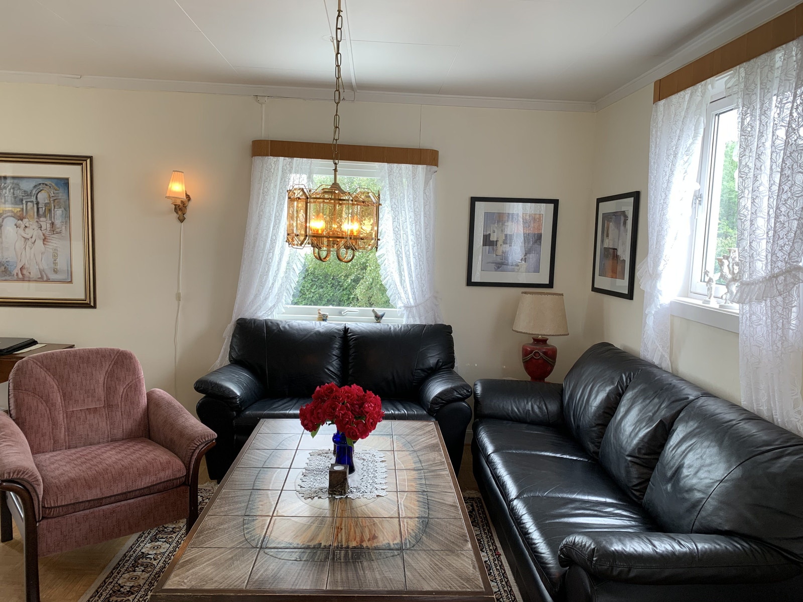 Stue med salong Galleribilde