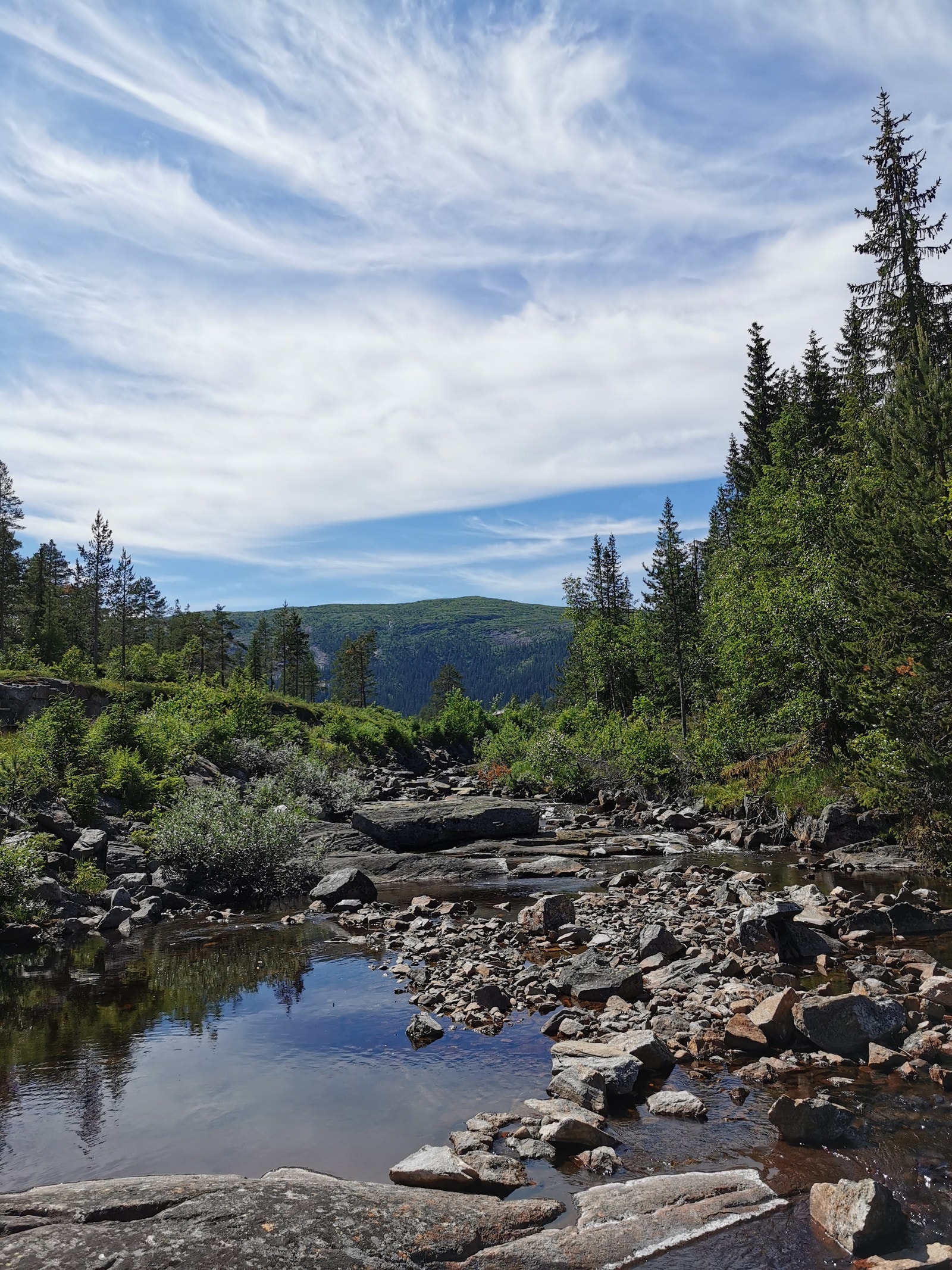 Turmål i nærområdet med spisebenker og flott utsikt mot både bygd og fjell Galleribilde