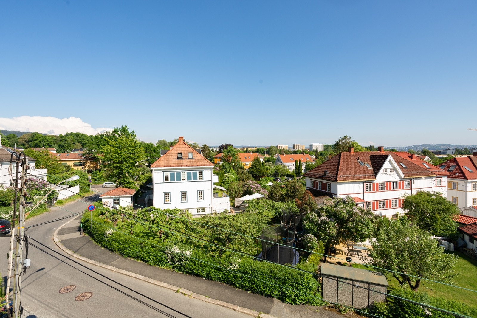Beliggenheten er skjermet i en gate med lite trafikk og rolige, barnevennlige gater. Galleribilde
